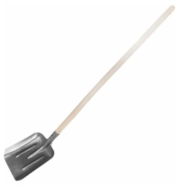 Лопата Совковая дер. черенок рельсовая сталь, с ребром жесткости 1,65-1,8мм (212499)