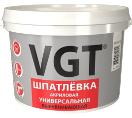VGT Шпатлевка универсальная для нар./внутр. работ 1,7кг влагостойкая