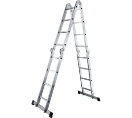 Алюмет Лестница шарнирная алюминиевая 4х4 ступени