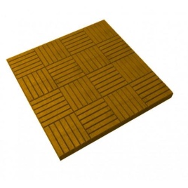 Плитка тротуарная коричневая 300х300х30