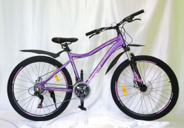Велосипед 26" ТМ MAKS, BASKA DISC, рама 17" фиолетовый