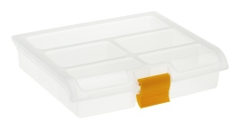 Ормис Органайзер пластиковый прозрачный 11,4х14,2х3,4 см (65-1-501)