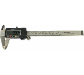 Штангенциркуль металлический с электронным отсчетом 150 мм/0,01мм (19856)