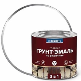 Грунт-эмаль 3 в 1 PROREMONTT белая 1,7 кг.