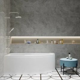 Ванна Triton София левая 150х95 + комплект установочный + экран