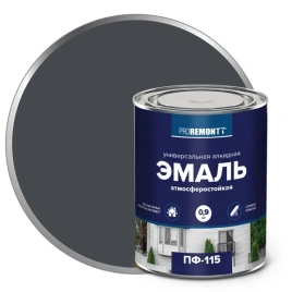 Эмаль ПФ-115 PROREMONTT Антрацит RAL7016  0,9кг