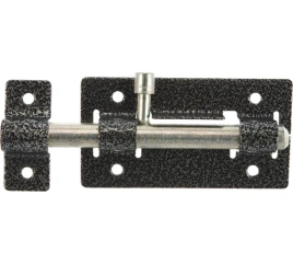 Задвижка ЗД-01 пол.серебро круглый ригель