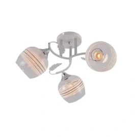 Люстра XA1639B/3 WH+CR белый/хром E27