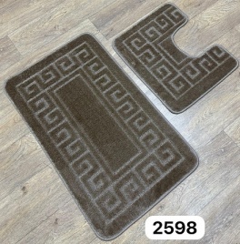 Коврик CONFETTI MAXIMUS 2шт 50*80см 14мм льняной