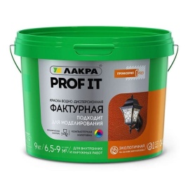 Лакра PROF IT Краска фактурная База А 9кг