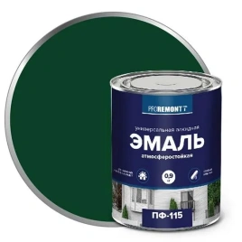 Эмаль ПФ-115 PROREMONTT Зеленый 0,9кг