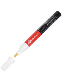 Маркер красящий по картону, металлу, пластику, стеклу, белый, BARTEX (342994)