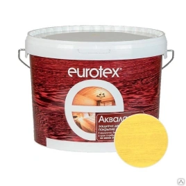 Лак защитно-декоратитный для дерева 2,5 кг Сосна "EUROTEX"