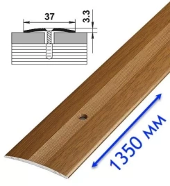 Порог-стык А5 088 Орех 1,35х37 ПС 03.1350.088