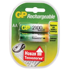 Аккумулятор GP R6/210AAHC (2100mAh) BP-2 (бл.2шт)