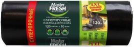 Пакеты для мусора повыш. прочности XXL 120л/10шт черн.