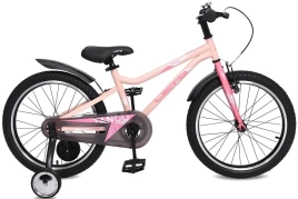 Велосипед 20" LETO TANGO, сталь, 1-ск, персик Д20009(М)