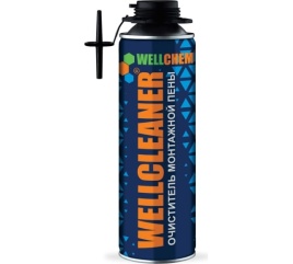 Очиститель монтажной пены WELLCLEANER, 650 мл. (69-9-308)