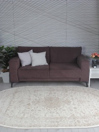 Ковер ARMINA 1.6*2.3 GA073A Oval Brown/Brown Турция