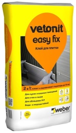 Ветонит EASY FIX плиточный клей 25кг