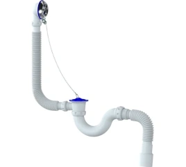 S32 Обвязка на ванну 1 1/2*40 с нерж.вып. и перевл с гофрой 40*40/50 S32 UNICORN