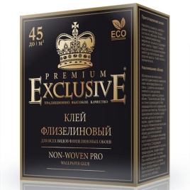 Клей для обоев "Exclusive" флизелиновый PRO 250гр