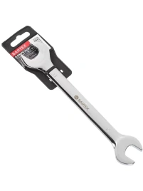 Ключ рожковый, BARTEX, 17х19 мм, хром. зеркальный, CrV сталь (316287)