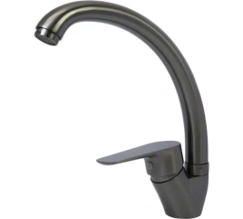 Смеситель для кухни 35к MIXLINE ML14-031GR Графит высокий излив