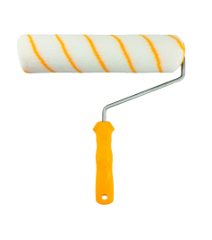 Лакра Валик с ручкой полиэстер 10/250/40мм, желт. нить, D6мм Korvus, (0201135)