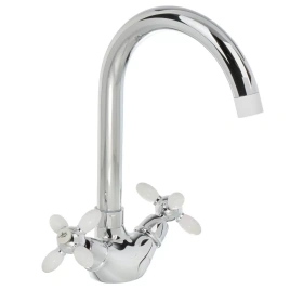 Aqwin Смеситель для кухни А4471-7 с кран-буксой, хром