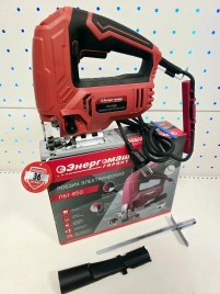 ЛБ1-850 Лобзик электрич., Энергомаш ГАРАНТ, 850Вт, 100/10мм (дер/мет), 800-3000, быстрозаж, 4 реж