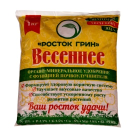 Удобрение органоминеральное весеннее 1кг 69-8-447