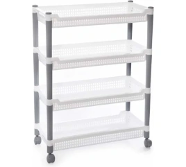 Этажерка узкая унив.4-х секц "Флер"475*225*630