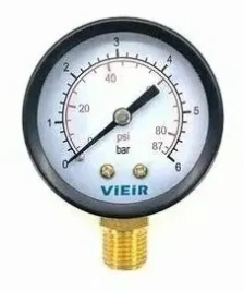 Манометр радиальный VIEIR 50мм 0-6 бар 