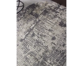 Ковер ATLANTIS 2.0*4,0 D999 овал CREAM-GRAY