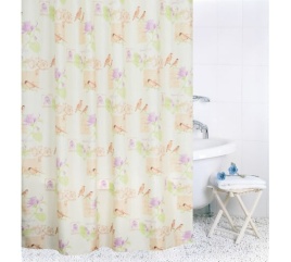 Штора для ванн 180х180см BATH Paradise birds  (ch-15021) (СБ)