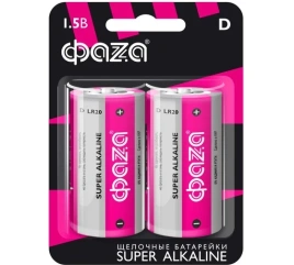 Элемент питания LR20 Super Alkaline, блистер, 2шт