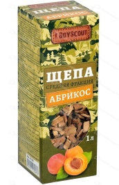Щепа для копчения Абрикос 1л 