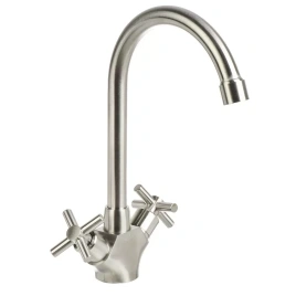 Aqwin Смеситель для кухни А40357S с кран-буксой, сатин