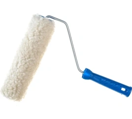 Лакра Валик в сборе НАТУРАЛЬНЫЙ МЕХ 250мм, под ручку 6мм 0306240