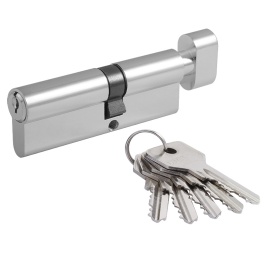 Цилиндр с вертушкой STD AL асимметричный ЛВ-90 (50-40В) хром