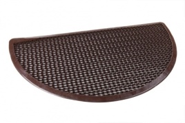 Коврик придверный Бероссии STEP Plus полукруг 79*44 12мм шоколад