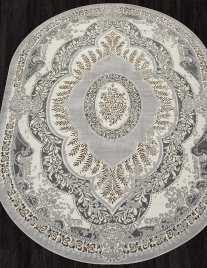 Ковер PALERMO F290 1.6*2.3 Oval Grey-Green