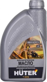 HUTER Масло полусинтетическое для двухтактных двигателей 2Т 1л
