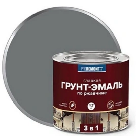 Грунт-эмаль 3 в 1 PROREMONTT серая 1,7 кг.