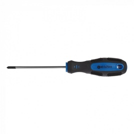 Лакра Отвертка двухк. рукоятка 0х75 мм, РН, намагнич. наконечник (3101009)