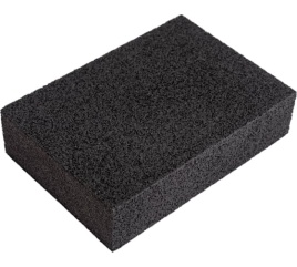Губка шлифовальная алюминий-оксидная, 100х70х25 мм, Р120 (38344)