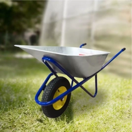 Тачка строительная 1 кол. 200кг/100 л., 0,8мм (PR 4.00*8 втулка D16) Корона (371074)