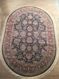 Ковер BROOKLYN 0.8*1.5 08613T Oval Blue/Blue Турция