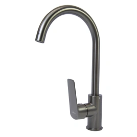 Смеситель для кухни 35к MIXLINE ML15-031GR Графит высокий излив